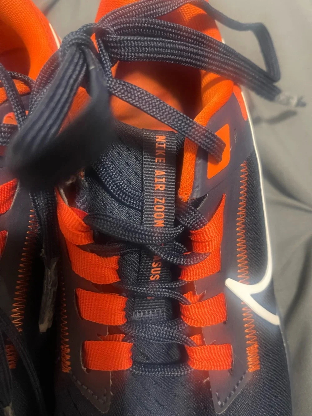 Chicago Bears Nike Running Shoes in Navy & Orange